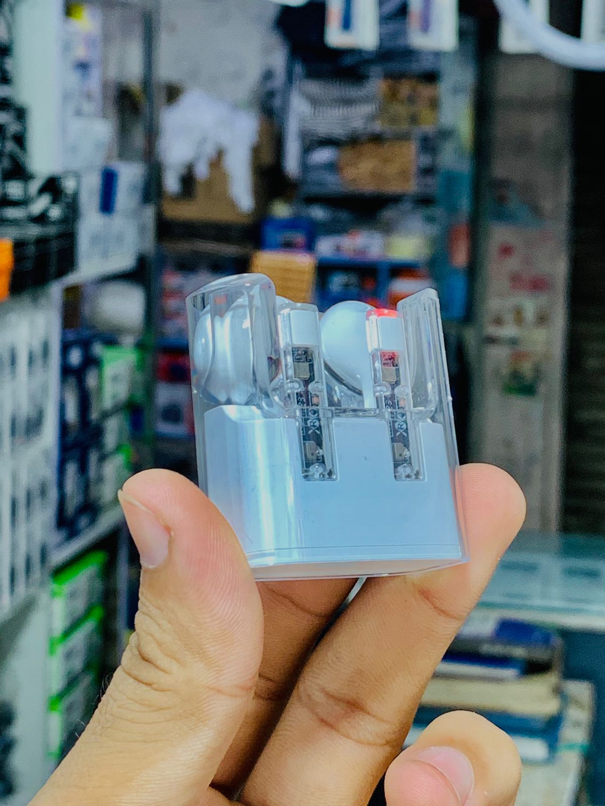 G65 Wireless Stereo Hifi Earphones – Bluetooth 5.3, Transparent Design, Anc, Sweatproof, Built-in Microphone, 7-hour Battery