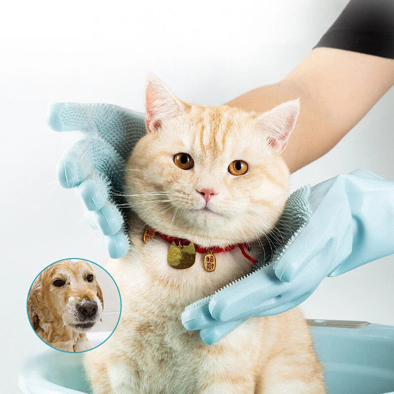 Silicone Washing Full Finger Gloves – For Home