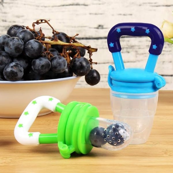 Baby Solid Baby Fruit Pacifier Fresh Fruit Feeder Infant Teething Toy Nibbler Teether Pacifier Safe Silicone Pacifier