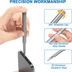 24 In 1 Precision Mini Magnetic Screwdriver Set, 24 In 1 Tool Kit, The Ultimate Electronic Repair Tool Kit For Phone