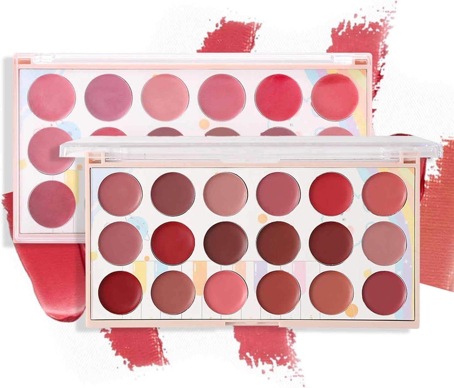 Moccallure Professional 18-colors Lipstick Kit – Long-lasting, Hydrating & Compact