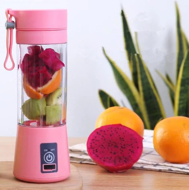 Juicer Portable Outdoor Juicing Cup Home Mini Cordless Crushed Ice Machine Usb Charging Fruit Vegetable Blender