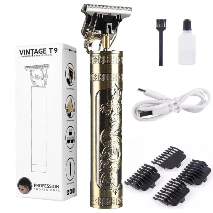 Metal Body – Vintage T9 Trimmer And Hair Clipper Cutting Machine For Men | Dragon Design