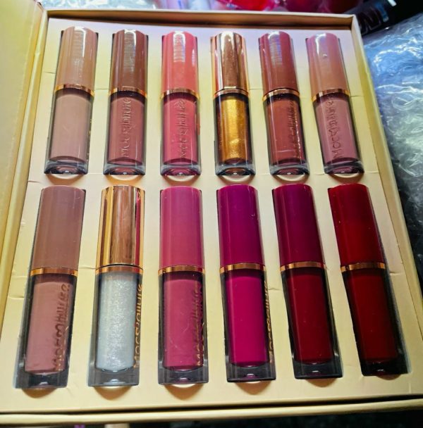 12 Pcs Mocallure Transparent Clear Lip Gloss | High Pigment Lipgloss Set | Best Quality Lipgloss Set