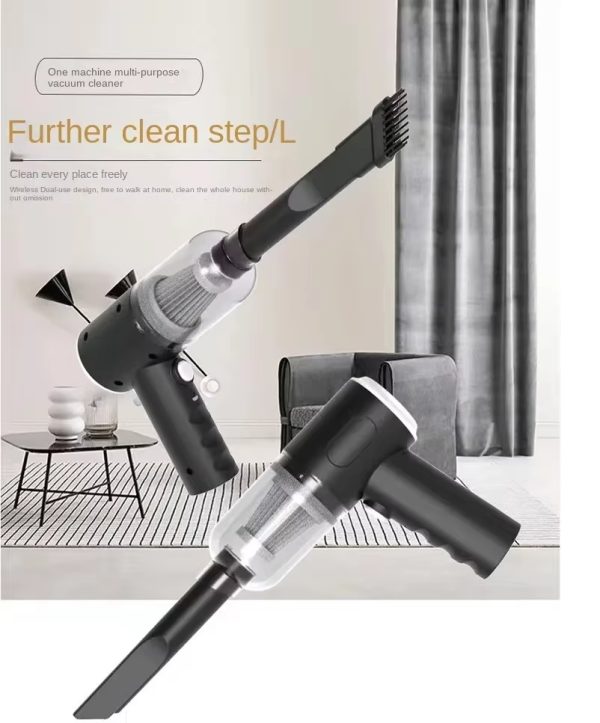3 In 1 Portable Vacuum Cleaner- Durable Wireless Vacuum -duster Blower Air Pump