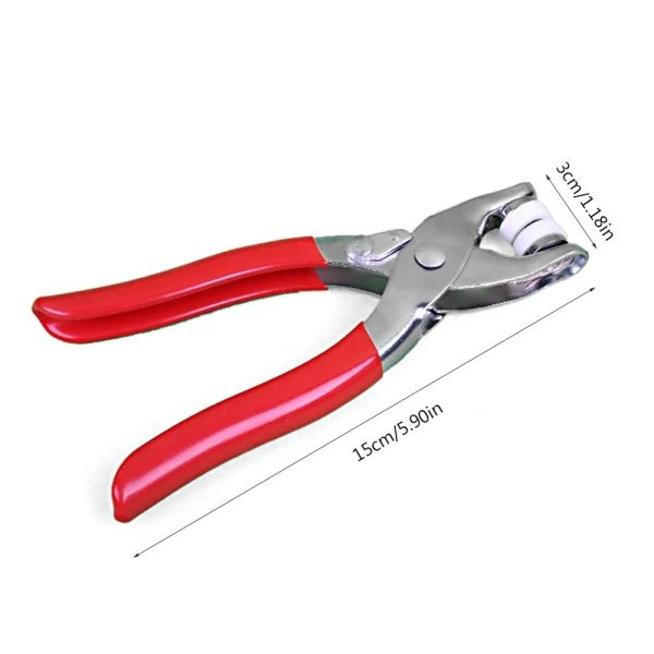 Plier Tool With 50 Sets Metal Snap Buttons – Thickened Snap Fastener Kit For Diy Crafting, Sewing, Leather, Bags, Clothes & Accessories