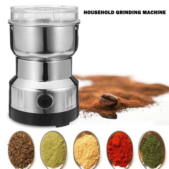 Raf R.7113 Multi Purpose Electric Coffee Grinder Automatic Coffee Spice Bean Grinder Stainless Steel 85g