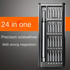 24 In 1 Precision Mini Magnetic Screwdriver Set, 24 In 1 Tool Kit, The Ultimate Electronic Repair Tool Kit For Phone