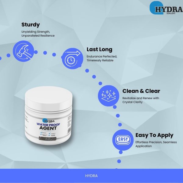 Hydra Waterproof Agent | Waterproofing Agent For Wall & Floor – With Brush