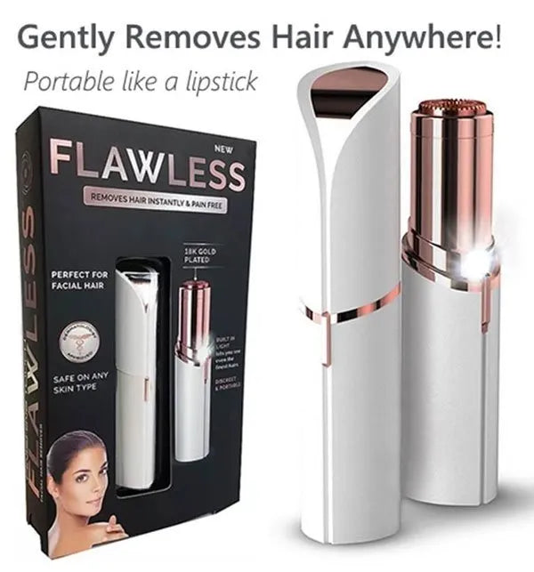Flawless Facial Hair Remover | Hair Trimmer For Eye Chin Cheeks Upper Lip For Girls & Women