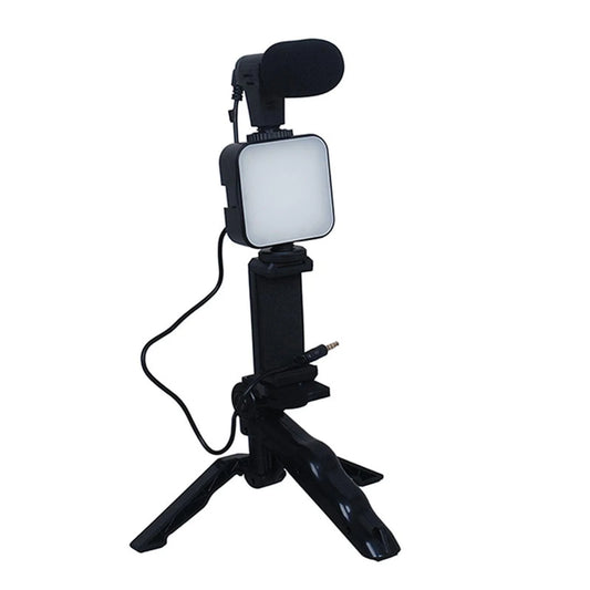 Ay-49 Vlogger Video Making Kits Vlog Microphone Led Fill Light Mini Tripod