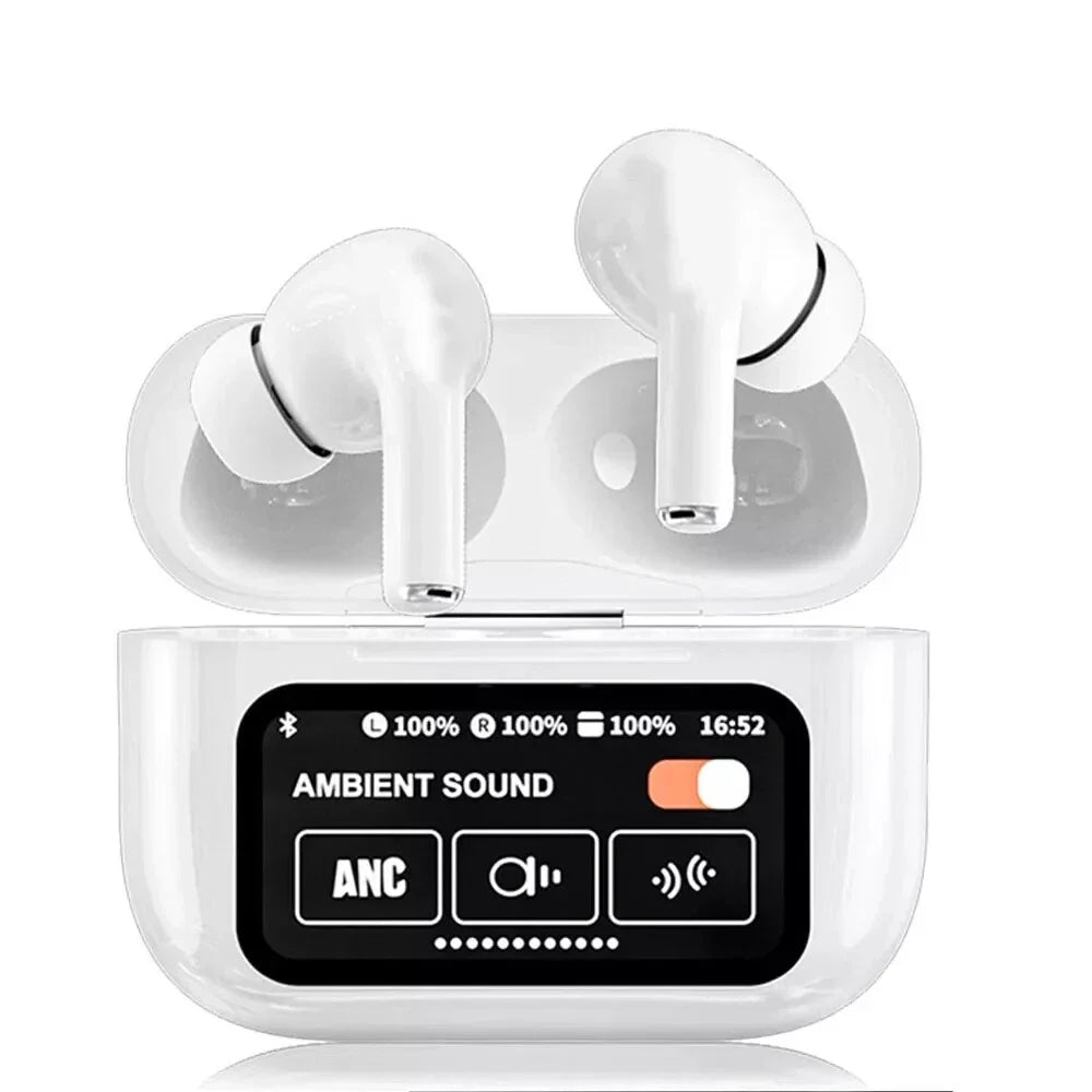 Airpods A9 Pro – Anc & Enc Noise Reduction, Touch Control, Boosted Bass, Wireless Earbuds For Android & Ios