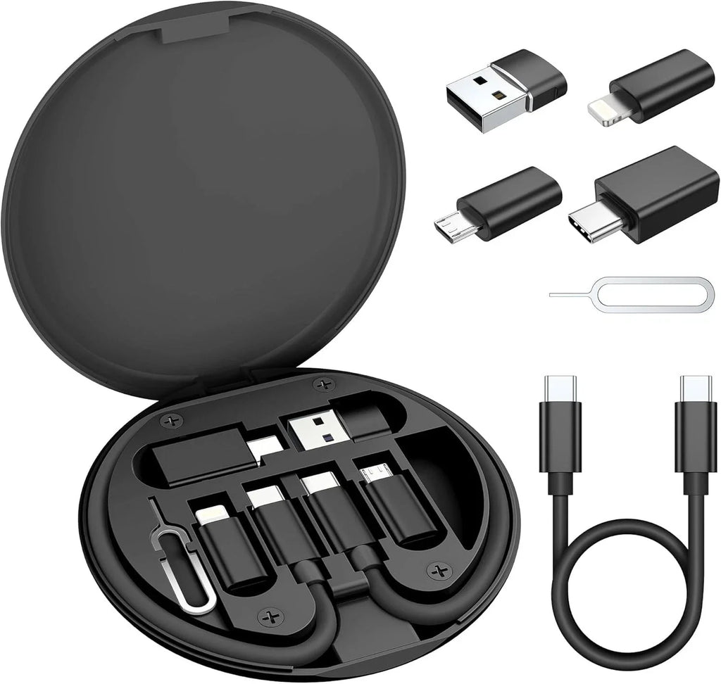 Multifunctional Data Cable Set 60w Fast Charging Cable For Android & Iphone