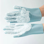 Silicone Washing Full Finger Gloves – For Home