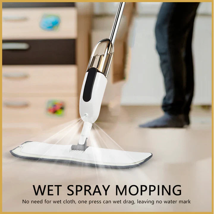 Microfiber Water Spray Mop For House Cleaning Microfiber Spray Mop For Wet And Dry Floor Cleaning, Home Dust, Dirt Cleaner Lightweight 360